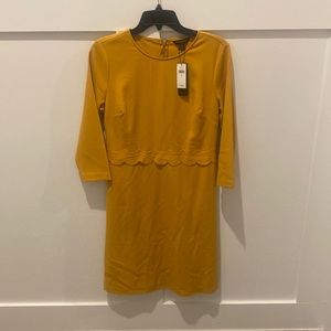 Banana Republic mustard dress